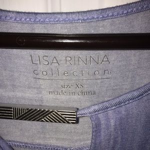 Lisa Rinna Tops - Lisa Rinna Collection Knit top neckline detail XS Lisa Rinna Tops - Lisa Rinna Collection Knit top neckline detail XS